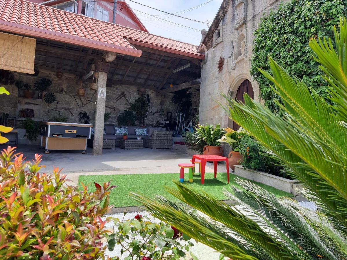 Casa En Pazo Gallego Con Vistas A La Ria Bueu Exteriör bild
